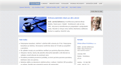 Desktop Screenshot of ordinace-seifertova.cz